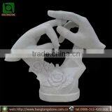 Hand Carved Modern Abstract Marble Sculpture thumbnail-1