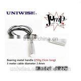 Speed Jump Rope UIC-JR12, Ball Bearing Metal Handle, Stainless Steel Wire ! thumbnail-1
