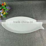 Hotel Used Fish Dish Cheap Wholesale Ceramic White Dinner Plate thumbnail-1