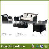 Modern Rattan Leather Sofa thumbnail-3
