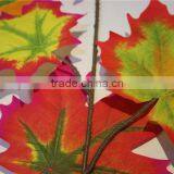 Artificial Leaves Fabric Colourful Maple Branch thumbnail-4