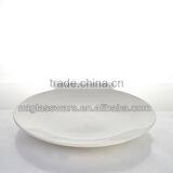 White Round Tempered Mirror Porcelain Restaurant Dinner Plated,glass Plates thumbnail-1