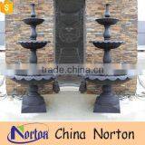 Garden supplies 3 tierd outdoor cast iron water fountain NTIF-012Y