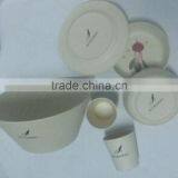Funky Conventional Best Design Bamboo Fiber Tableware Set
