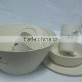 Funky Conventional Best Design Bamboo Fiber Tableware Set thumbnail-3