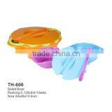 Reusuable Salad Bowl With Lid Sigle Soon thumbnail-1