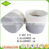 China Hand Sewing Basket Coiled Cotton Rope Bin thumbnail-1