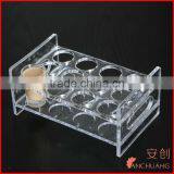 Drinking Cup Holder_bpa Free Acrylic Double Wall Wine Glass With Lid a thumbnail-1
