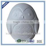 Home Decorative White Owl Shape Bank Money Box thumbnail-1