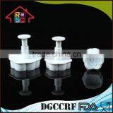 NBRSC Rose Plunger Cookie Cutter Biscuit Cookie Mould Baking Tools Utensils thumbnail-2