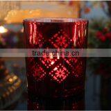 Laser Sliver Glass Tealight Candle Holders thumbnail-3