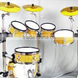6 pc Wooden Chamber Pvc Cover Electronic Drum Kits