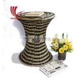 Hot items !!! Handwoven natural rattan wicker stool and table