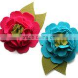 2017 Hight Quality New Products Hot Sale Interior Home Party Decoration Handmade Promotion Felt Artificial Flower Heads thumbnail-1