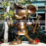 Metal Mickey Mouse Sculpture With Watch for Speech thumbnail-1