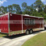 Mobile 8.5X28 Catering Food Trailers With Sinks, Gas, and Fire Suppresion For Sale thumbnail-1