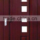 Elegant Glass Insert Wood Interior Door thumbnail-1