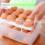 Wholesale Pastic Egg Storage Boxes With Lid Double Eggs Preservation Box thumbnail-2