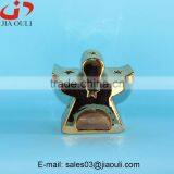 Home Decor Ceramic Gold Candleholder, Candle Jar thumbnail-3