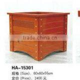 (HA-15301) WOOD FLOWER POT ,LARGE WOOD FLOWER POT ,CHEAP LARGE WOOD FLOWER POT thumbnail-1