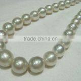 Fashion 11-11.5mm AA White Round South Sea Pearl Strands thumbnail-3