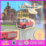 2016 New Design 23 Pieces Kids Educational Toy Wooden Custom Magnetic Puzzles W14J004 thumbnail-5