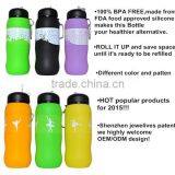 Novelty Ideal Gift Silicone Kid Water Bottle for School thumbnail-3