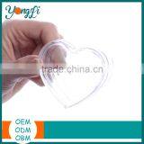 Gril Band Gift Fillable Transparent Heart Shaped Plastic Box thumbnail-1