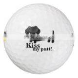Printed Logo Tournament Ball Golf Range Ball Gift Ball thumbnail-6
