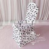Triangle Print Spandex Chair Cover Lovely Lycra Chair Cover For Birthday Use thumbnail-1