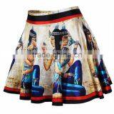 2017 New Style Spring Women Egypt Pharaoh SKATER SKIRT Short Skirt thumbnail-3