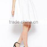 Solid High Waist Ruffled Mini Skirt thumbnail-3