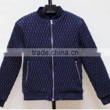 Quilted Men Jacket pu Fabric Winter Leather Jacket thumbnail-2