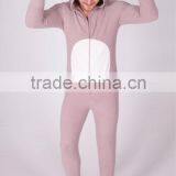 New Adult Fleece Pajamas Unisex Sleepsuit Footed Pyjamas Onesie thumbnail-1