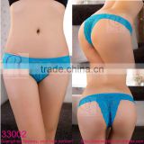 Lace thongs full transparent materials mixed pattern thongs in apparels