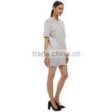 Lastest Short Silver Evening Dress Round Neck Dress Pattern thumbnail-4