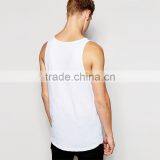 Mens Plain White Tank Custom 100 Cotton Tank Top thumbnail-2