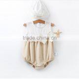 Wholesale Sling Design Baby Jumpsuit Girl Floral Romper Newborn Baby Clothes thumbnail-5