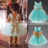 2017New arrival baby girls lace dress baby frock design pictures #C00294