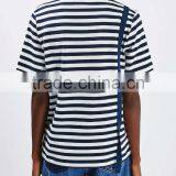 Tape Drop Over The Shoulder Stripe Boxy Tee for Girls thumbnail-4