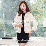 Factory Sale Winter Women White Faux Rabbit Fur Coat From China thumbnail-2