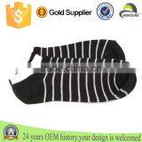 Custom Wholesale Mens Fashion Black and White Stripes Socks thumbnail-1