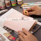 A6 Pink PU Leather Agenda Planner With Ribbon Bookmark /metal Clasp /organizers thumbnail-2