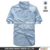 Latest Casual Shirt Design Solid Color Sleeve Tags Long Sleeve Linen Shirt thumbnail-1