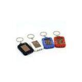 Custom Printed High Brightness Solar Flashlight Led Keychain Lights With 3 Leds thumbnail-1