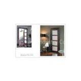 Sound Proof Side Hinged Door, 2050*800mm Fir Wood Vertical Hinged Door For Decoration