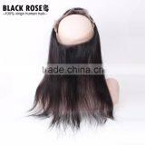 New Arrival!!! 100% Virgin Indian Hair All Hand Tied 360 Lace Frontal Closure With Elastic Band, Virgin Hair 360 Lace Frontal thumbnail-2