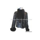 Sell Ladies' Sheep Leather Garment (Sheared with Rabbit Fur)
