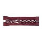 Nickel-free 2-Lines Length Diamond Zippers 3# ,10# With Polyester Tape