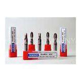 High Speed Ball Nose Solid Carbide End Mills , CNC Standard Length Cutting Tools HRC55